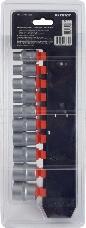 Набор торцовых головок PATRIOT SSR-1/2, CrV сталь, трещотка, удлинитель, 12 предм.Тороцовые головки 10 шт: 10,11,12,13,14,15,17,19,22,24мм удлинитель 125мм 1шт трещотка 72 зуба 1 шт