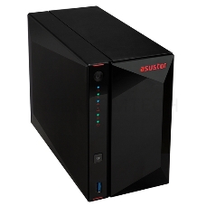 Сетевое хранилище ASUSTOR AS5202T 2-Bay NAS/Media player/Intel Celeron J4005 2.0GHz up to 2.7GHz (Dual-Core ), 2GB SO-DIMM DDR4, noHDD(HDD,SSD),/2x 2,5Gb (LAN)/3xUSB3.2,HDMI/4ip camera license ; 90IX0171-BW3S10
