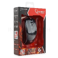 Мышь Gembird MG-500 USB {Мышь игровая, 5 кнопок+колесо-кнопка, 1600DPI, 1000 Гц, подсветка}