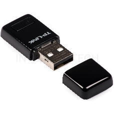 Сетевой адаптер TP-Link SOHO TL-WN823N Беспроводной USB мини адаптер 300Мбит/с стандарта N c кнопкой QSS(Realtec)