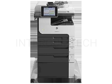 МФУ HP LaserJet Enterprise MFP M725f, лазерный принтер/сканер/копир/факс A3, 40ppm, 1200dpi, 1024Mb, 320Gb HDD, 5 trays 100+250+250+500+500, Cabinet, ADF100, Duplex, USB/LAN/FIH, Color LCD20i, 1y warr, repl. Q7830A M5035x, Q7831A M5035xs)