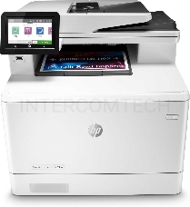 МФУ лазерный, HP Color LaserJet Pro MFP M479fdw (W1A80A), (цветной, A4, принтер/копир/сканер/факс, 600dpi, 27ppm, DADF50, WiFi, Lan, USB)