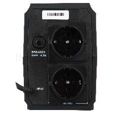 Источник бесперебойного питания ExeGate EP244543RUS Power Back BNB-600<600VA, Black, 2 евророзетки>