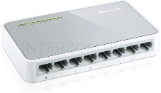 Коммутатор TP-Link SOHO   TL-SF1008D Коммутатор 8-port 10/100M mini Desktop Switch, 8 10/100M RJ45 ports, Plastic case