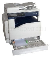 МФУ Xerox DocuCentre SC2020 (SC2020V_U), цветной светодиодный принтер/сканер/копир, A3, 20 (12 A3) стр/мин, 1200x2400 dpi, 512 Мб, DADF110, дуплекс, подача: 350 лист., вывод: 250 лист., Ethernet, USB, цветной ЖК-дисплей (в комплекте к-жи: черный 9000 стр,