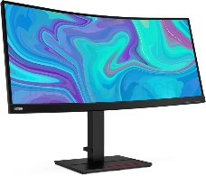 Монитор 34 Lenovo ThinkVision T34w-20 черный IPS 4ms 21:9 HDMI HAS Pivot 350cd 178гр/178гр 3440x1440 DisplayPort WQHD USB 9.91кг