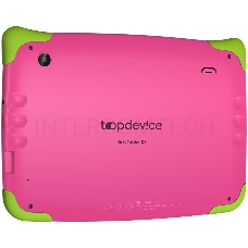 Планшет Topdevice Kids Tablet K7, 7.0 (1024x600) IPS display, Android 11 (Go edition) + HMS apps, up to 1.8GHz 4-core RK3566, 2/16GB, BT 4.1, WiFi, USB-C, microSD card slot, 0.3MP front cam + 2.0MP rear cam, 3000mAh bat, Pink