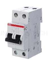 Выключатель автоматический двухполюсный SH202L 63А C 4,5кА (SH202L C63) | 2CDS242001R0634 | ABB