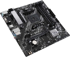 Материнская плата ASUS PRIME A520M-A II, Socket AM4, A520, 4*DDR4,  D-Sub+DP+HDMI, SATA3 + RAID, Audio, Gb LAN, USB 3.2*5, USB 2.0*4, COM*1 header (w/o cable), mATX ; 90MB17H0-M0EAY0