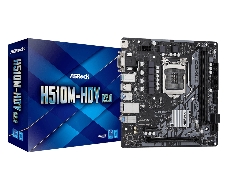 Материнская плата Asrock H510M-HDV R2.0 Soc-1200 Intel H510 2xDDR4 mATX AC`97 8ch(7.1) GbLAN+VGA+DVI+HDMI