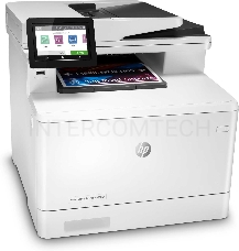 МФУ лазерный, HP Color LaserJet Pro MFP M479fdw (W1A80A), (цветной, A4, принтер/копир/сканер/факс, 600dpi, 27ppm, DADF50, WiFi, Lan, USB)