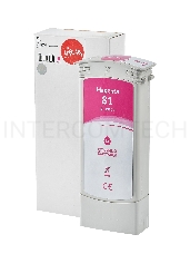 Струйный картридж Sakura C4932A (№81 Magenta) для HP, пурпурный, 750 мл.
