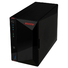 Сетевое хранилище ASUSTOR AS5202T 2-Bay NAS/Media player/Intel Celeron J4005 2.0GHz up to 2.7GHz (Dual-Core ), 2GB SO-DIMM DDR4, noHDD(HDD,SSD),/2x 2,5Gb (LAN)/3xUSB3.2,HDMI/4ip camera license ; 90IX0171-BW3S10