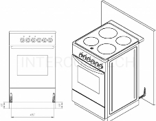 Плита Газовая Лысьва ЭГ 1/3г01-2у черный