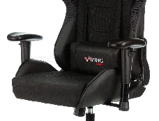 Кресло игровое Бюрократ VIKING 4 AERO BLACK EDITION черный искусст.кожа/ткань