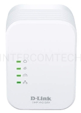 Беспроводной PowerLine-адаптер D-Link DHP-W310AV N300 с поддержкой HomePlug AV