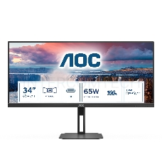 Монитор LCD 34 21:9 3440x1440(UWQHD) VA, GLARE, Нет, 100 Гц, 300cd/m2, H178°/V178°, 4000:1, 20M:1, 16,7 миллионов цветов, 4ms, VGA, HDMI, DP, USB-Hub, Height adj, Tilt, Swivel, Speakers, 3Y, Black