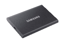 Твердотельный накопитель Samsung SSD 500GB T7 Touch, USB Type-C, R/W 1000/1050MB/s, Titanium