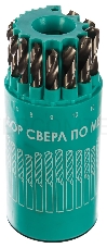 Набор сверл STURM! 1055-01-SS3  по металлу 1-13мм в стакане 16шт.