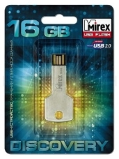 Флеш Диск 16GB Mirex Corner Key, USB 2.0