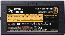 блок питания 650 Ватт Super Flower Power Supply Leadex Gold III, 650W, ATX, 130mm, 6xSATA, 4xPCI-E(6+2), APFC, 80+ Gold, Full Modular