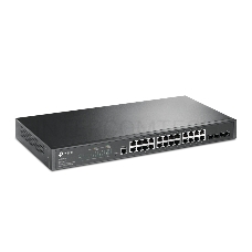 Коммутатор TP-Link JetStream™ 24-port Gigabit L2/L2+ Managed Switch with 4 SFP slots, support SDN controller, abundant L2/L2+ features, 1U rack mountable, full managed via web UI/CLI/Console/SSH/Telnet/SNMP.