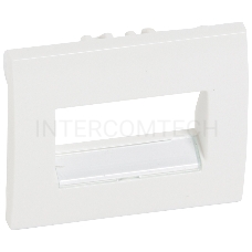 Лиц. панель д/телефон. и RJ45 роз., белый