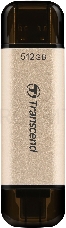 Флеш-накопитель Transcend USB Накопитель Transcend 512GB JETFLASH USB3.2, TLC, High Speed, Type-C и Type A  (420/400 МБ/с)