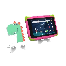 Планшет Topdevice Kids Tablet K7, 7.0 (1024x600) IPS display, Android 11 (Go edition) + HMS apps, up to 1.8GHz 4-core RK3566, 2/16GB, BT 4.1, WiFi, USB-C, microSD card slot, 0.3MP front cam + 2.0MP rear cam, 3000mAh bat, Pink