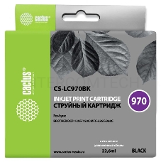 Картридж струйный Cactus CS-LC970BK черный для Brother DCP-135C/150C/MFC-235C (22,6ml)