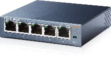 Коммутатор TP-Link SOHO  TL-SG105  5-port Desktop Gigabit Switch, 5 10/100/1000M RJ45 ports, metal case