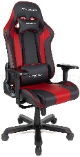 Игровое кресло DXRacer King чёрно-красное (OH/KS99/NR, экокожа, регулируемый угол наклона)