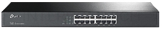 Сетевой коммутатор  TP-Link SMB TL-SF1016 Коммутатор 16-port 10/100M Desktop Switch, 16 10/100M RJ45 ports, Plastic case