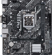 Материнская плата ASUS PRIME H510M-D, LGA1200, H510, 2*DDR4, D-Sub + HDMI, SATA3, Audio, Gb LAN, USB 3.2*4, USB 2.0*6, COM*1, LPT*1 header (w/o cable), mATX ; 90MB17M0-M0EAY0