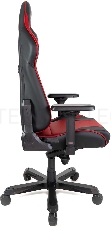 Игровое кресло DXRacer King чёрно-красное (OH/KS99/NR, экокожа, регулируемый угол наклона)