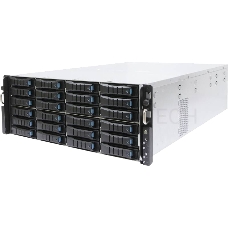 Серверная платформа/ HA401-VG, 4U 24-bay storage server, 24x SATA/SAS hot-swap 3.5/2.5 universal bay, 2x canister, 4x 9mm 2.5 internal bay, 12G expander board with 2x SFF-8643, 2x SFF-8644, 1300W 1+1 redundant power supply, 4x 6056 fans, 2U heatsink, A