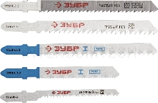 Пилки для лобзика ЗУБР 15581-H10  ЭКСПЕРТ по дереву металлу цветному металлу EU-хвост. бокс 10шт.