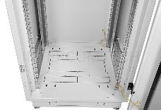 Шкаф телекоммуникационный напольный 42U (600x800) дверь стекло, цвет чёрный  (ШТК-М-42.6.8-1ААА-9005) (3 коробки)