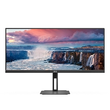 Монитор LCD 34 21:9 3440x1440(UWQHD) VA, GLARE, Нет, 100 Гц, 300cd/m2, H178°/V178°, 4000:1, 20M:1, 16,7 миллионов цветов, 4ms, VGA, HDMI, DP, USB-Hub, Height adj, Tilt, Swivel, Speakers, 3Y, Black
