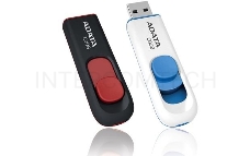Флеш Диск AData 16Gb C008 AC008-16G-RWE USB2.0 белый