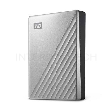 Внешний жёсткий диск WD My Passport Ultra (Metal Edition) WDBFTM0040BSL-WESN 4TB 2,5 USB 3.1/USB-C silver (E1B)