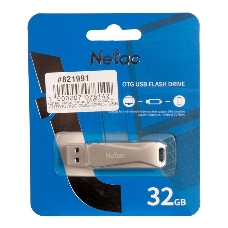 Флеш Диск USB Drive Netac U782C dual USB3.0+TypeC 32GB, retail version