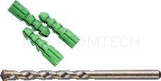 Сверло по бетону с дюбелями 10 шт STAYER MASTER 10 x 120 мм