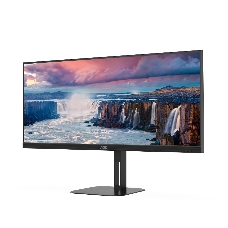 Монитор LCD 34 21:9 3440x1440(UWQHD) VA, GLARE, Нет, 100 Гц, 300cd/m2, H178°/V178°, 4000:1, 20M:1, 16,7 миллионов цветов, 4ms, VGA, HDMI, DP, USB-Hub, Height adj, Tilt, Swivel, Speakers, 3Y, Black