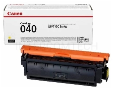 Тонер-картридж Canon Cartridge 040Y (0454C001) желтый, 5400 стр., для LBP710Cx/712Cx