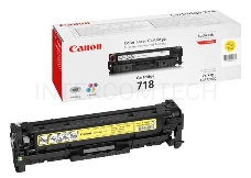 Тонер-картридж Canon Cartridge 718Y (2659B002) желтый, 2900 стр., для LBP7200/MF8330/8350