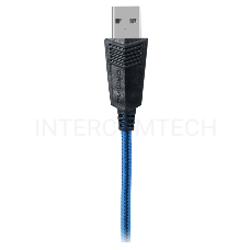 Гарнитура SVEN AP-U980MV, черный-синий (USB, LED, 7.1, 2.2m)