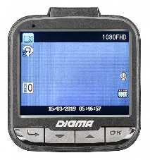 Видеорегистратор Digma FreeDrive 206 Night FHD черный 2Mpix 1080x1920 1080p 170гр. GP5168