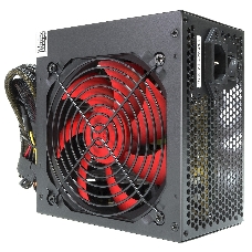 Блок питания CROWN CM-PS500W PLUS (ATX 500W, EMI/CE, 20+4in 450mm, 120mm red FAN, SATA*4, IDE*4, FDD*1, 4+4pin, 6+2pin PCI-E*1, кабель питания 1.2м, слюда)