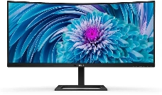 Монитор Philips 34 346E2CUAE (00/01) черный VA LED 21:9 HDMI M/M матовая HAS 3000:1 300cd 178гр/178гр 3440x1440 DisplayPort USB 11.32кг